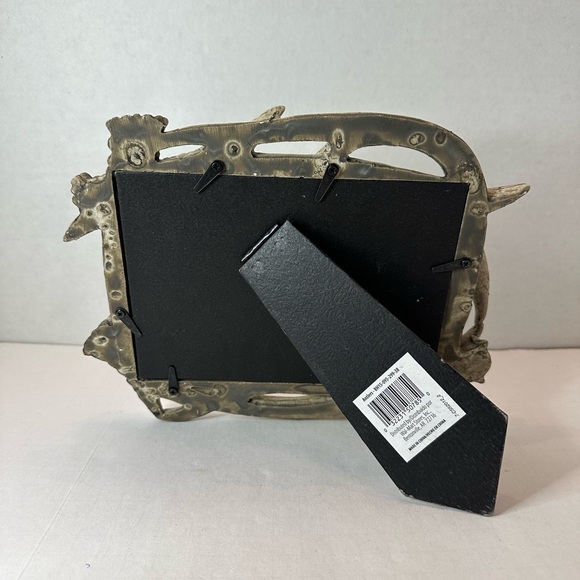 Resin Antler Table Top Photo Frame 5 x 7 Rustic Cabin Decor - Picture 4 of 7